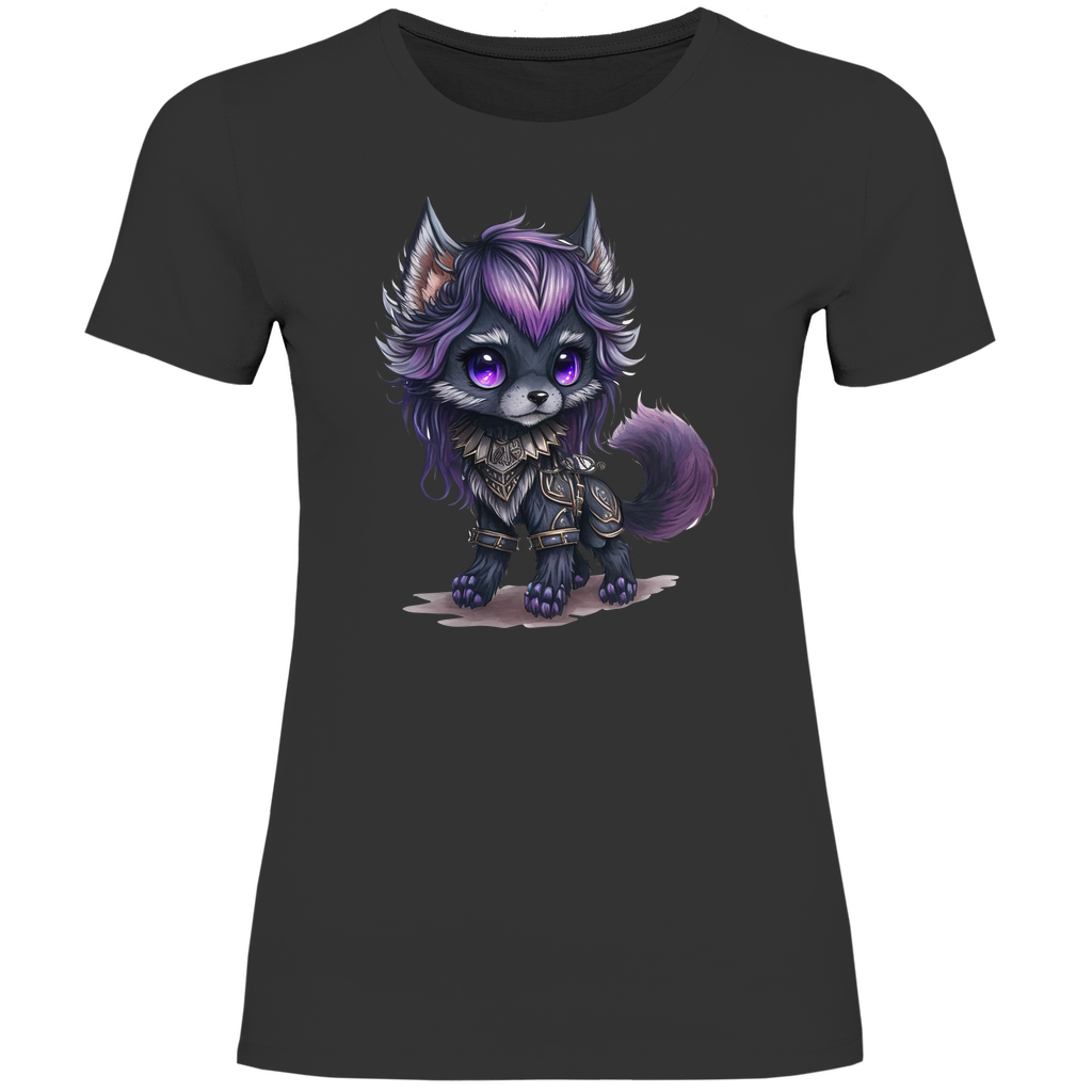 Damen T-Shirt wolf 02