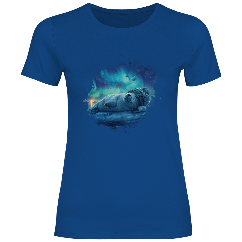 Damen T-Shirt Seehund-01