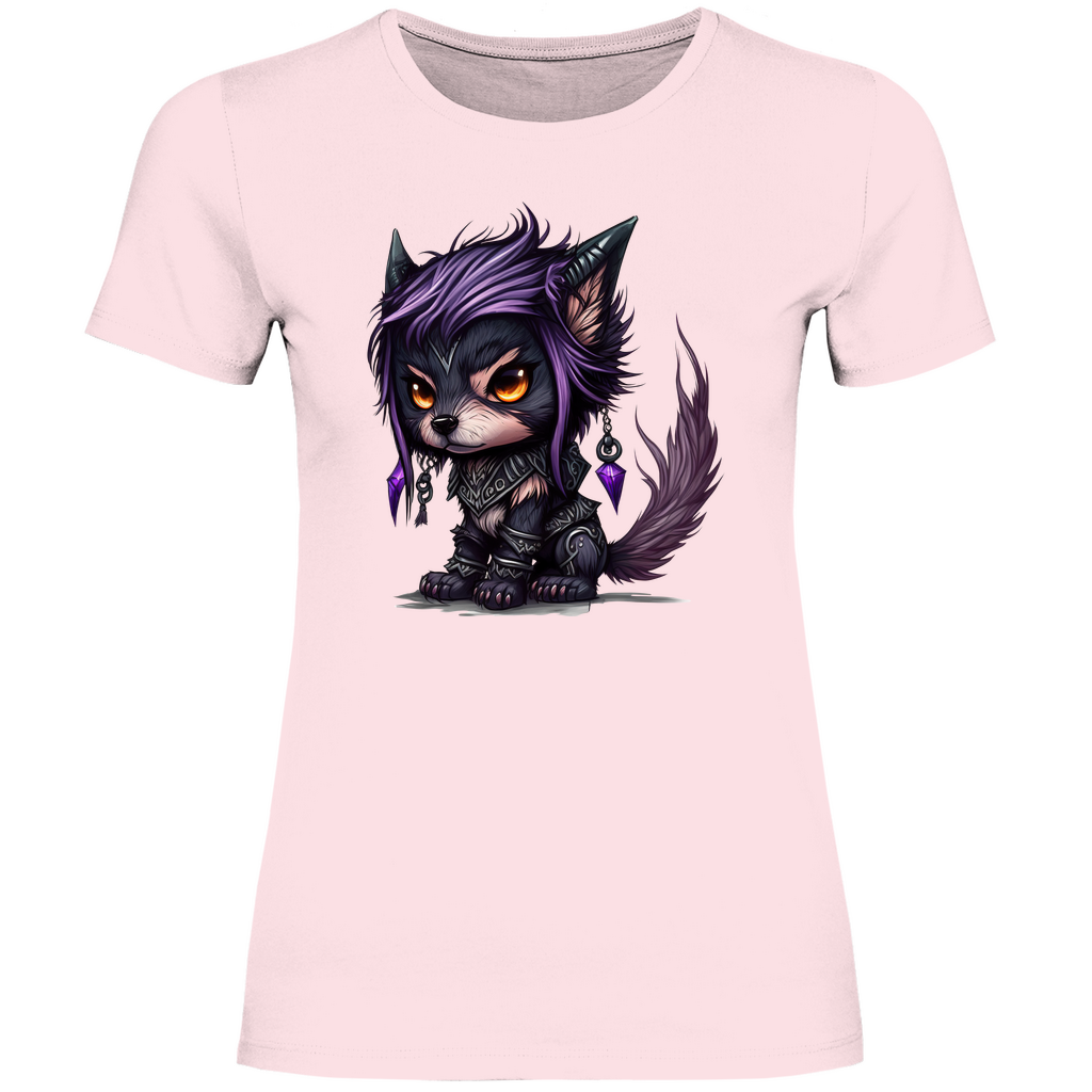 Damen T-Shirt wolf 01