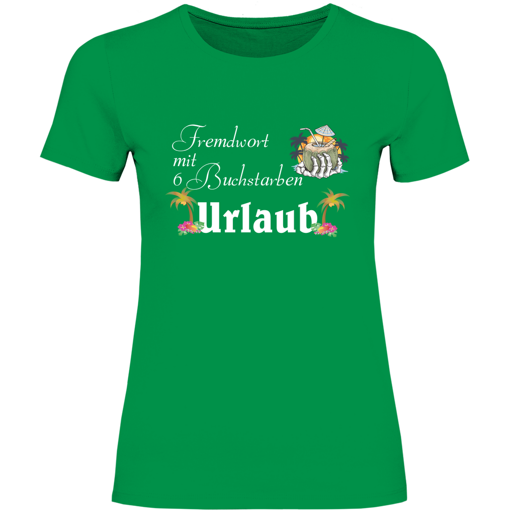 Damen T-Shirt Urlaub