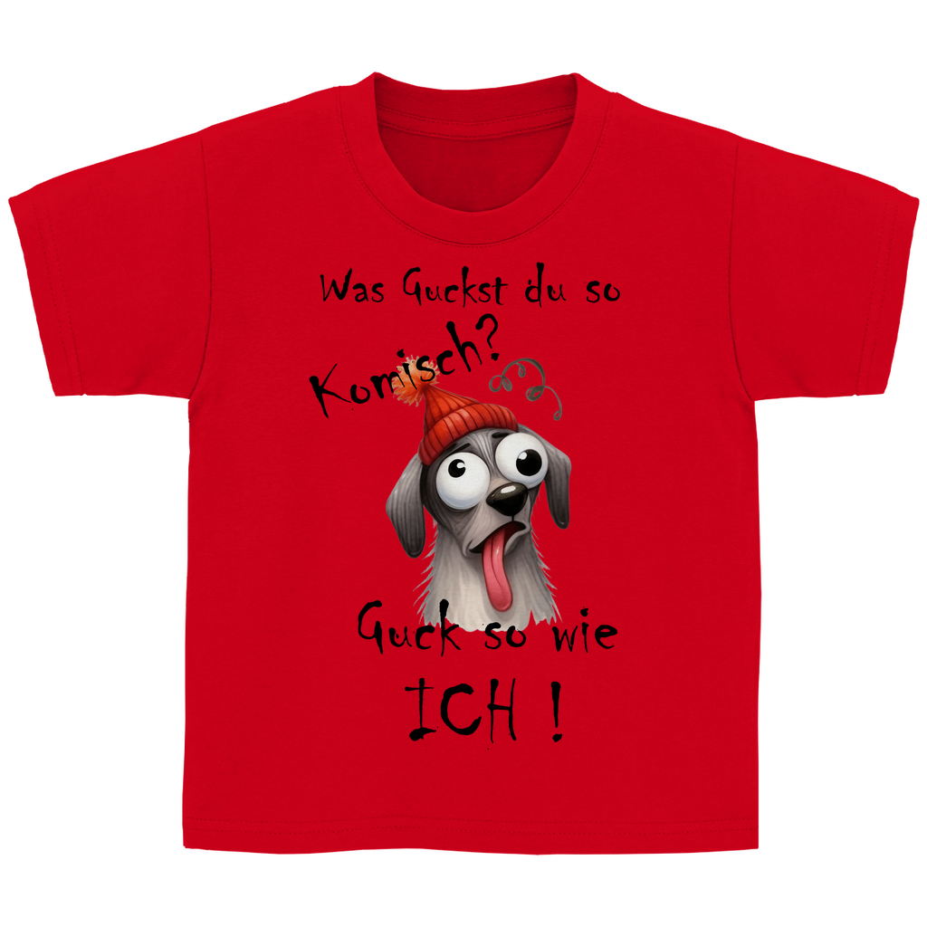 Kinder Basic T-Shirt was kuckst du ? 04S