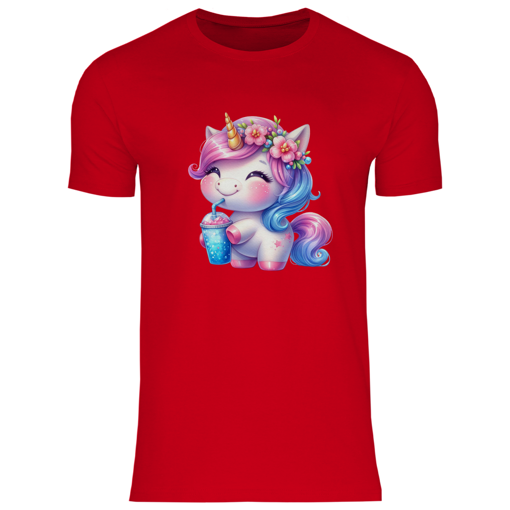 Herren T-Shirt kinder-einhorn-01