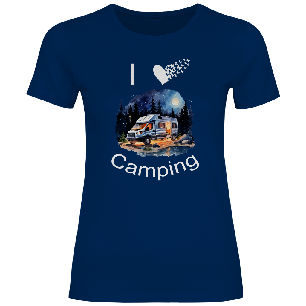 Damen T-Shirt camping-06